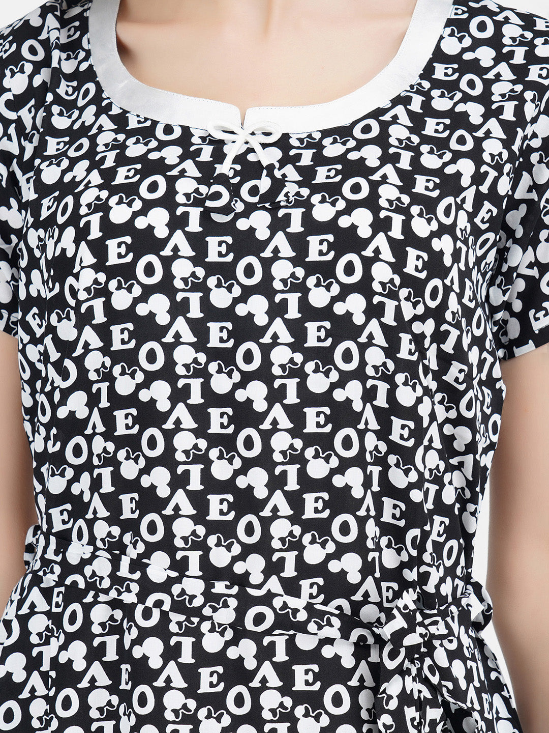Printed Short Nighty