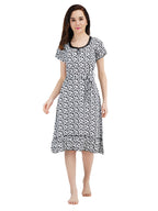 Printed Short Nighty