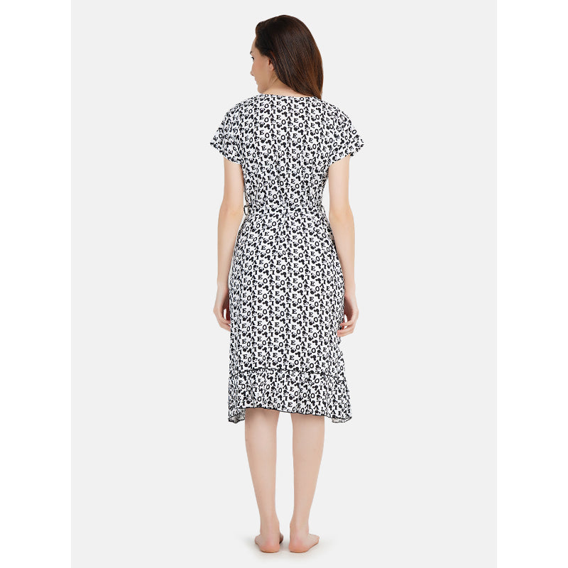 Short  Nighty with Heart Print