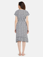 Printed Short Nighty