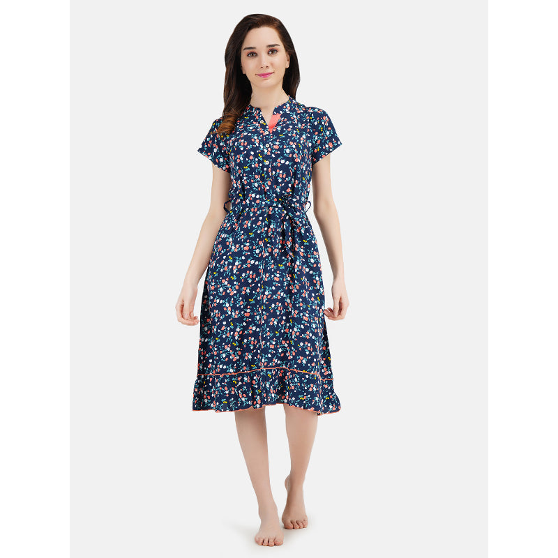 Short Nighty with Heart Print Main image
