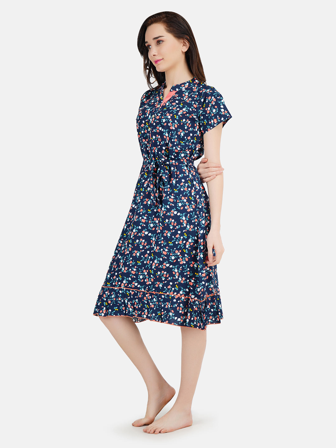 Printed Short Nighty