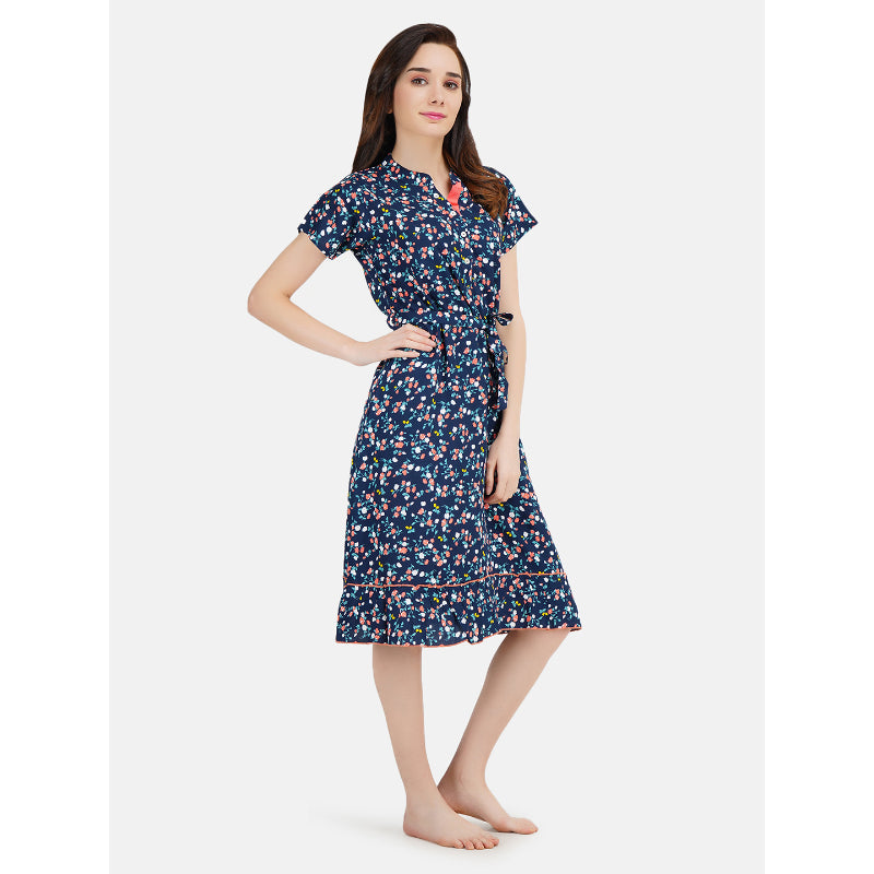 Short Nighty with Heart Print