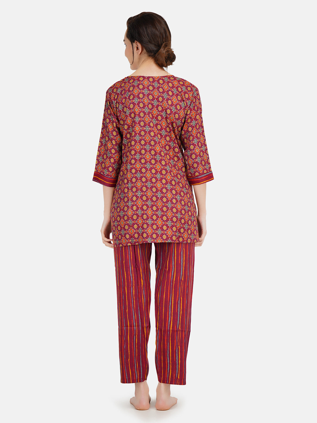 Kurti-Pant Long Nightsuit