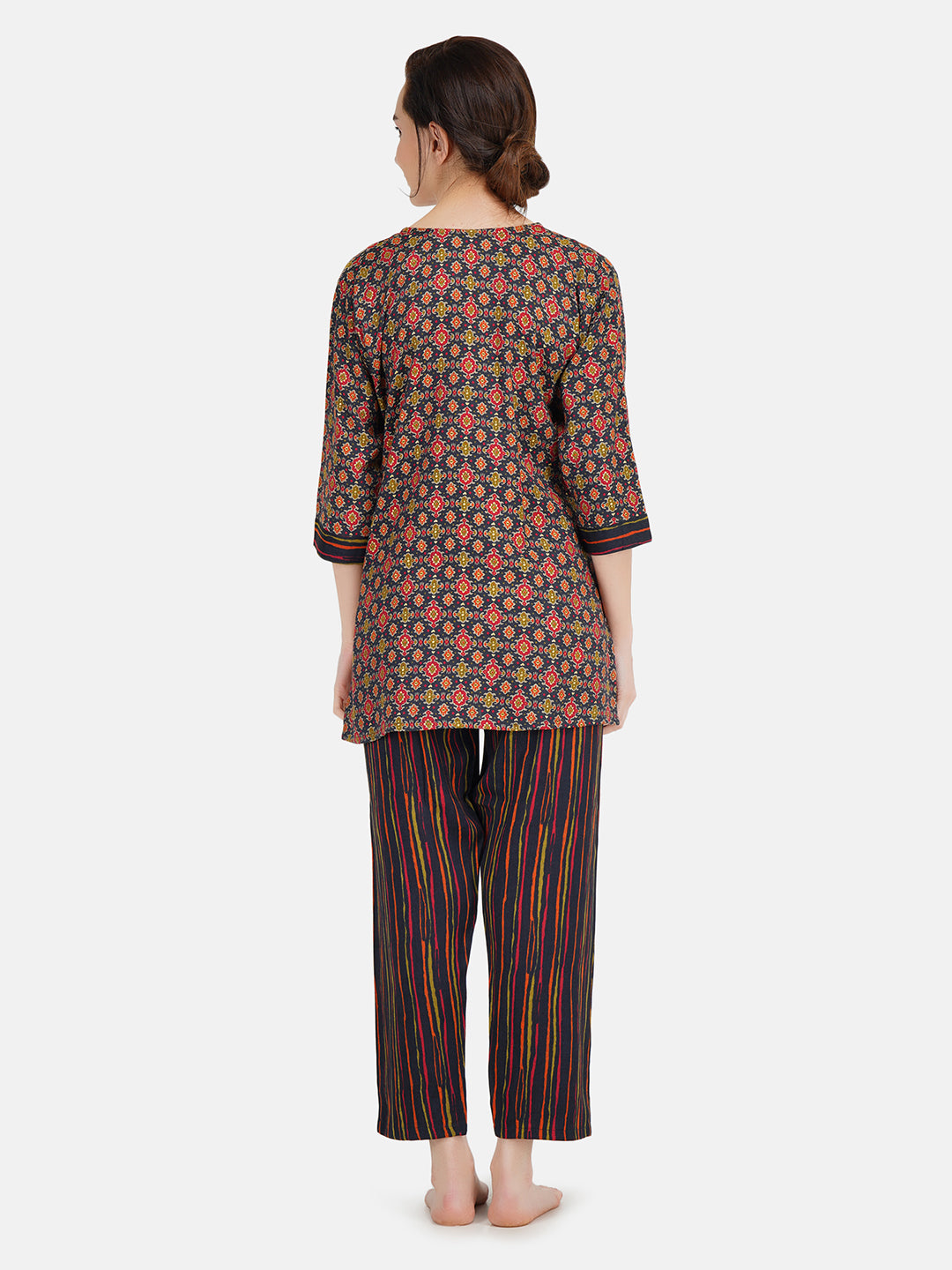 Kurti-Pant Long Nightsuit