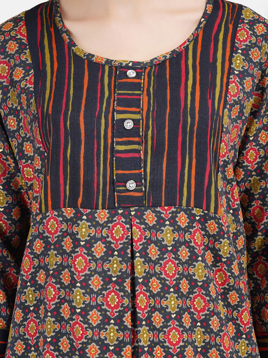 Kurti-Pant Long Nightsuit