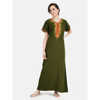 Multi Coloured Embroidered Nightgown
