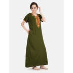 Multi Coloured Embroidered Nightgown