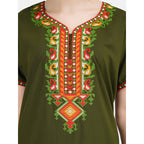 Multi Coloured Embroidered Nightgown