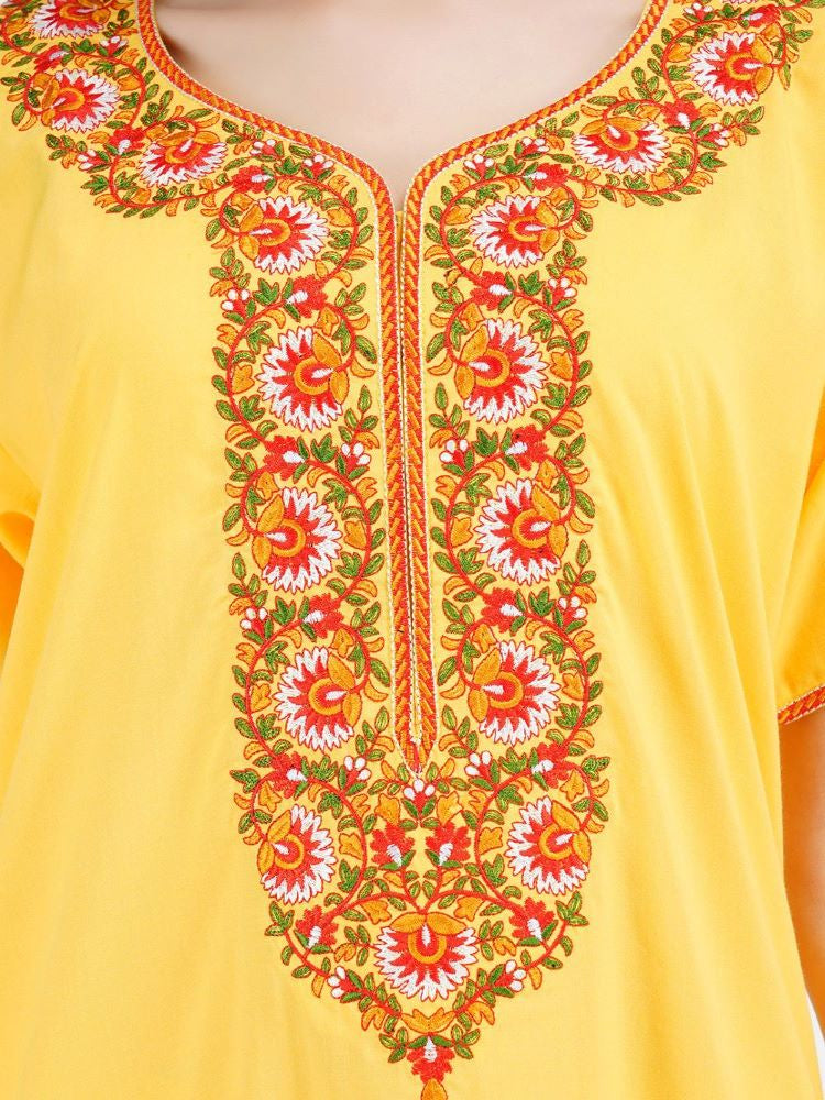 Multi Coloured Embroidered Nightgown