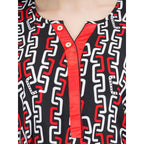 Short Nightgown with Chain Print