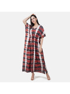 Kaftan with Beautiful Tie & Dye Colour Print