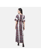 Kaftan with Beautiful Tie & Dye Colour Print