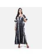 Kaftan with Beautiful Tie & Dye Colour Print