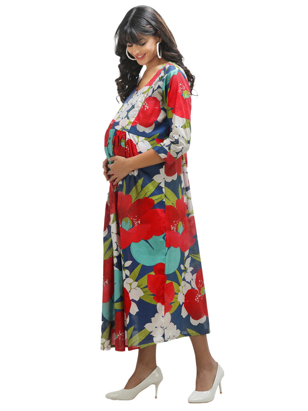 Maternity Dress with Floral print