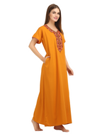 Multi Coloured Embroidered Nightgown