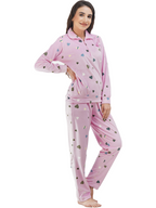 Velvet Full Sleeve Night Suit