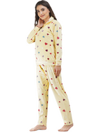 Velvet Full Sleeve Night Suit