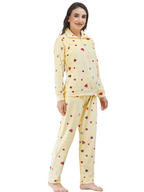 Velvet Full Sleeve Night Suit