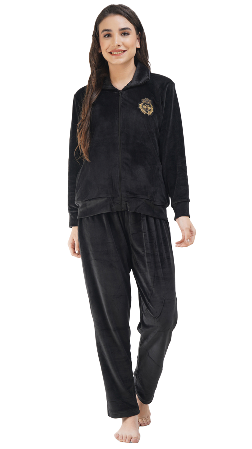 Velvette Full Sleeve Night Suit Main image