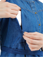 Denim Maternity Breastfeeding Dress