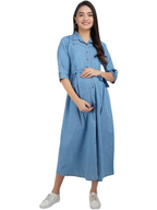 Denim Maternity dress