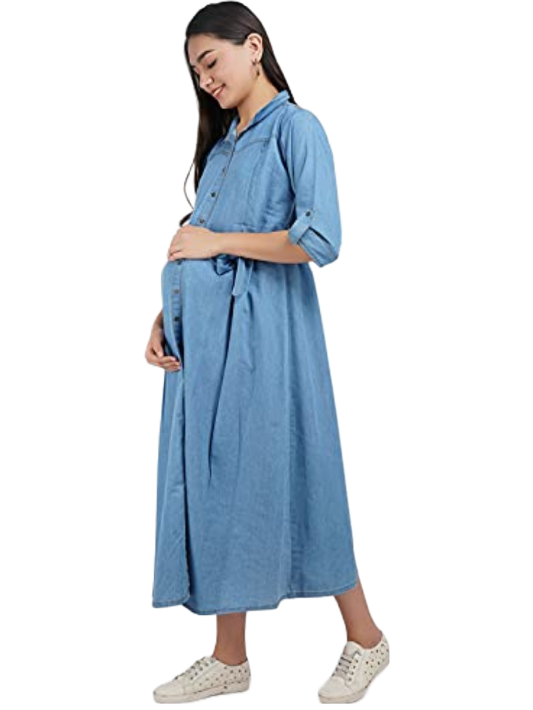 Denim Maternity dress