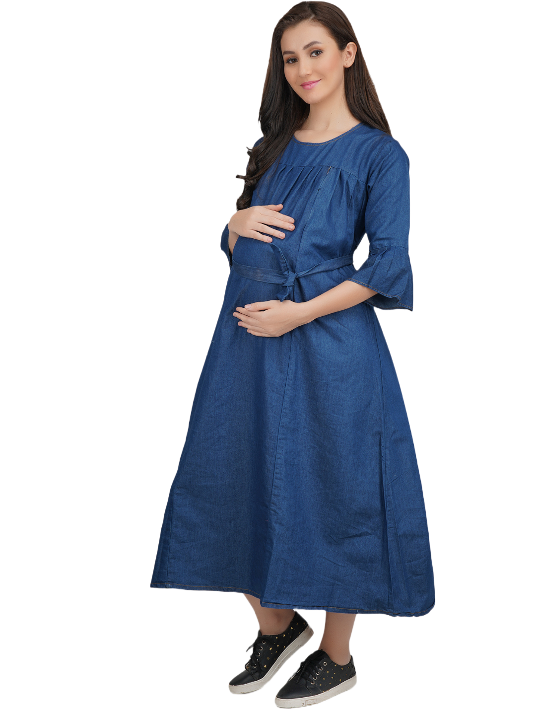 Denim Maternity  dress