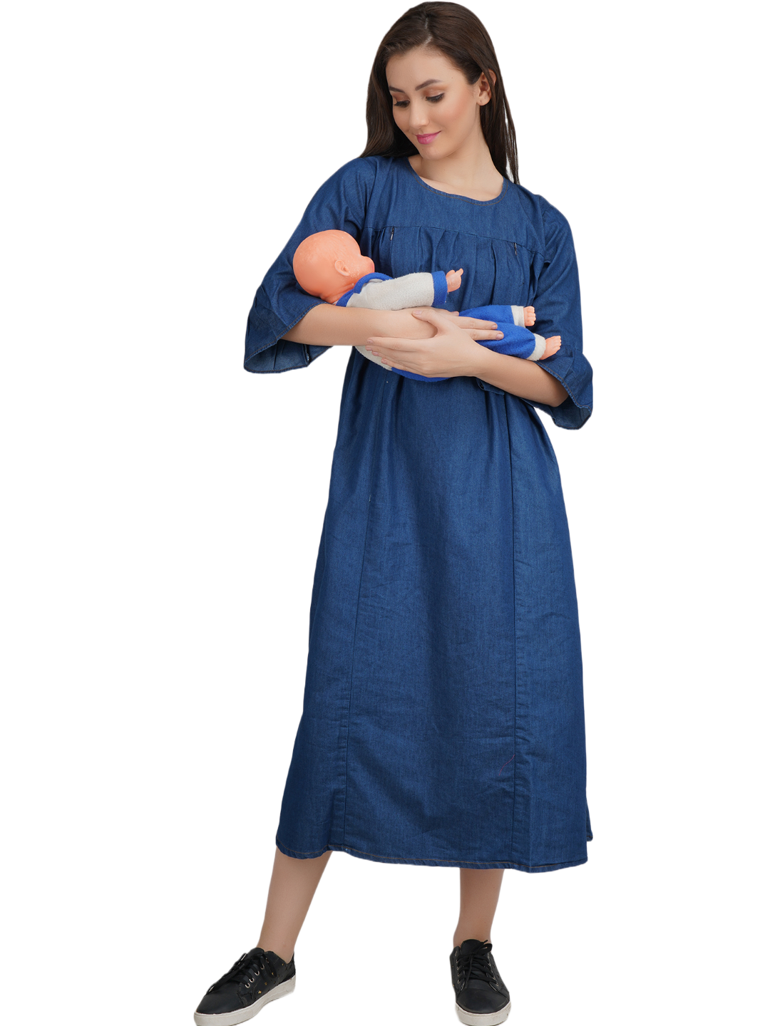 Denim Maternity  dress