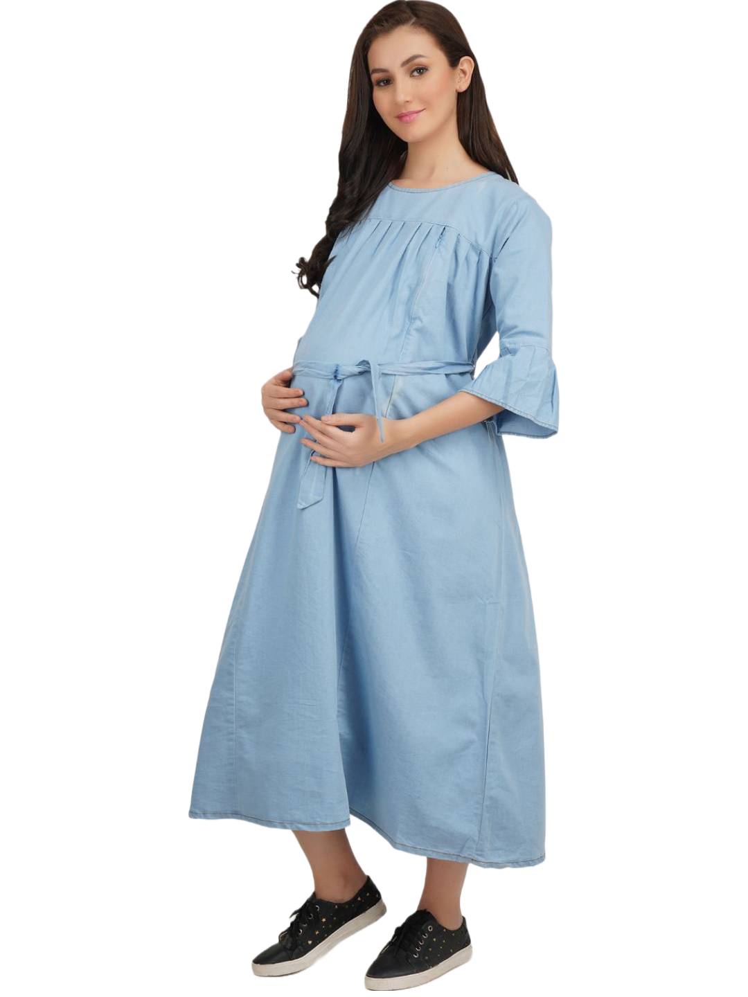 Denim Maternity  dress
