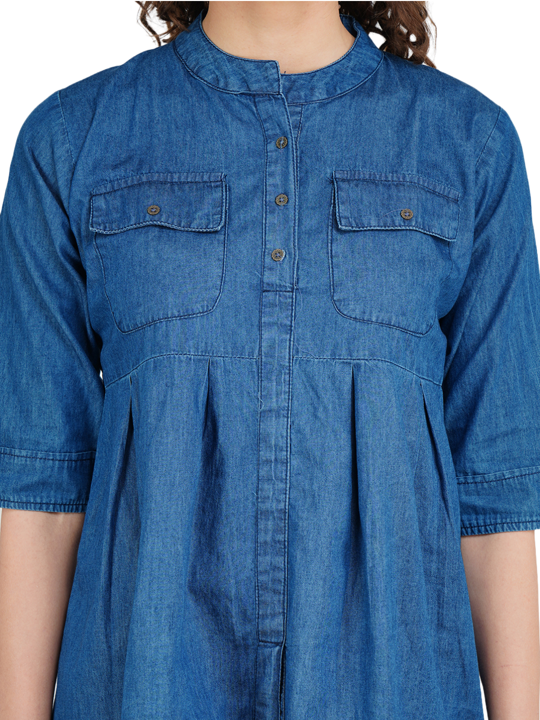 Denim Maternity Top