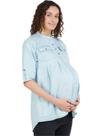 Denim Maternity Top