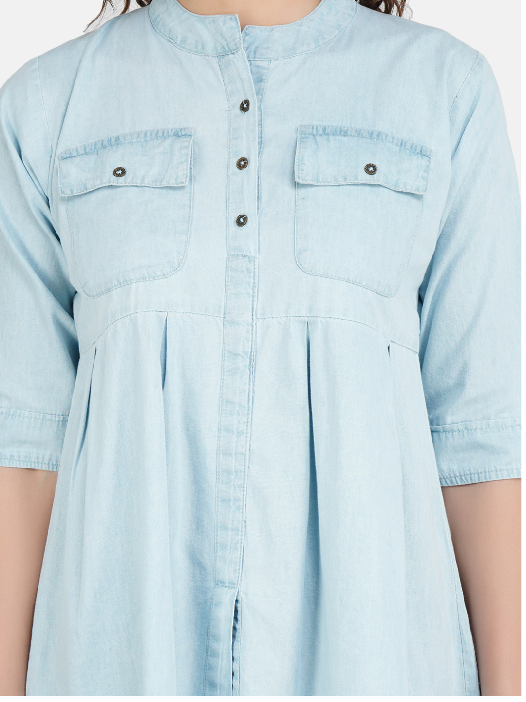 Denim Maternity Top
