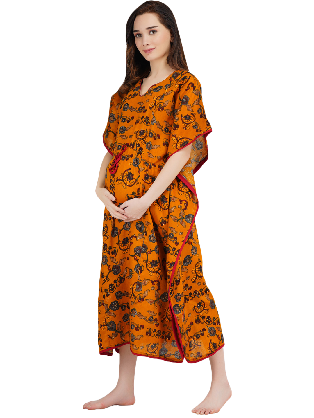 Silk Maternity Kaftan Secondary image