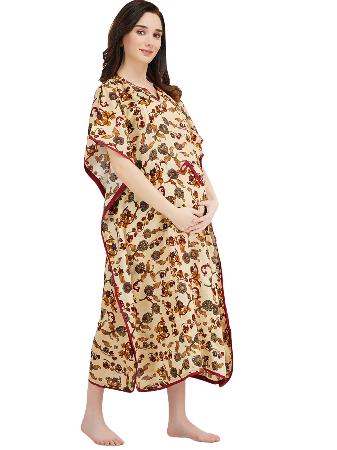 Silk Maternity Kaftan