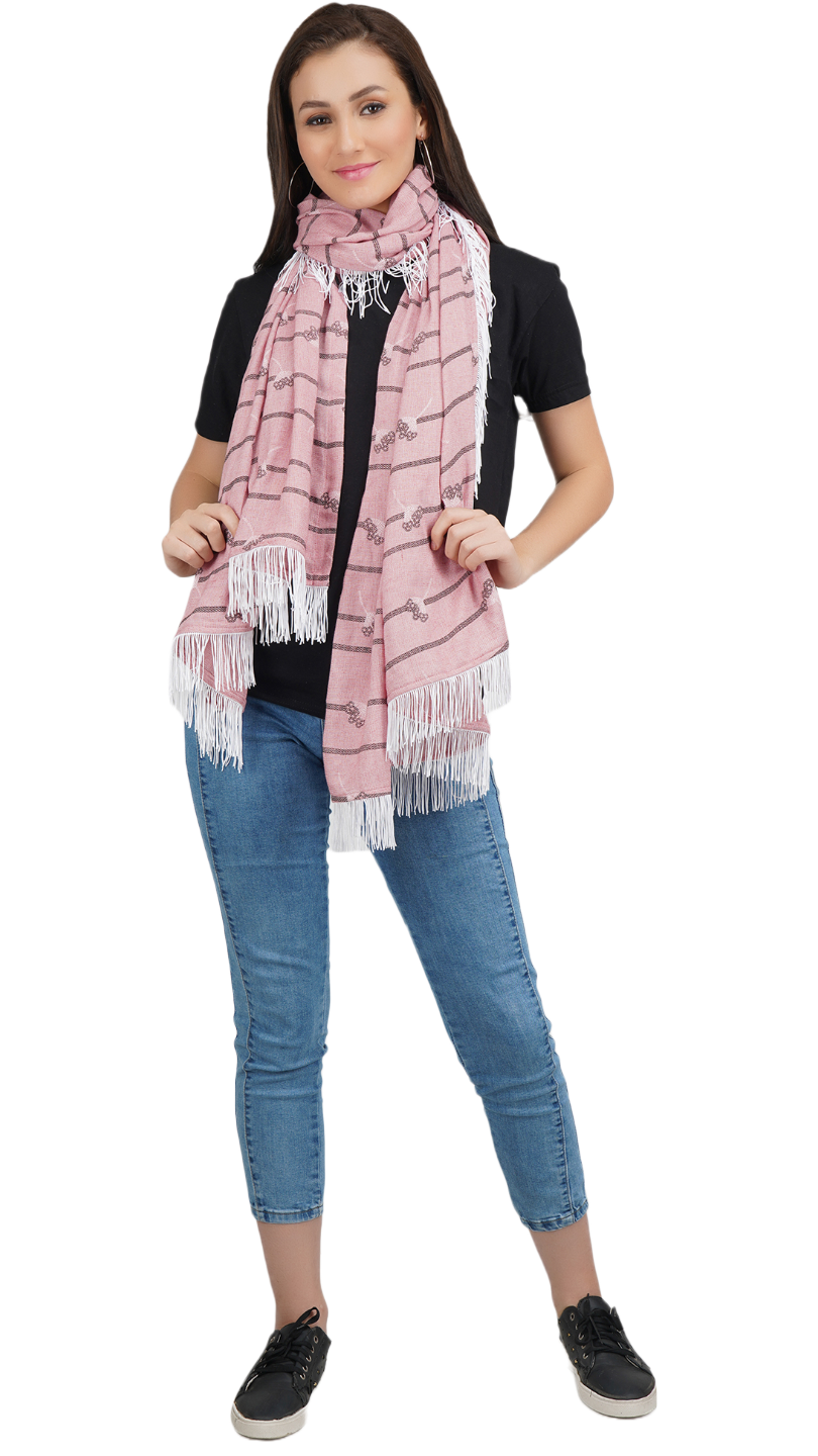 Rayon Stripped  Nursing Scarf Main image