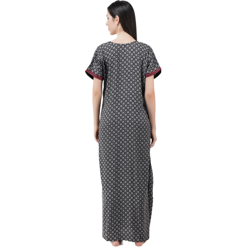 Embroidery Night Gown