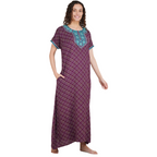 Embroidery Night Gown