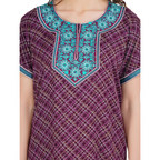 Embroidery Night Gown