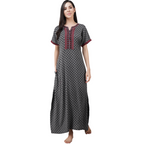 Embroidery Night Gown