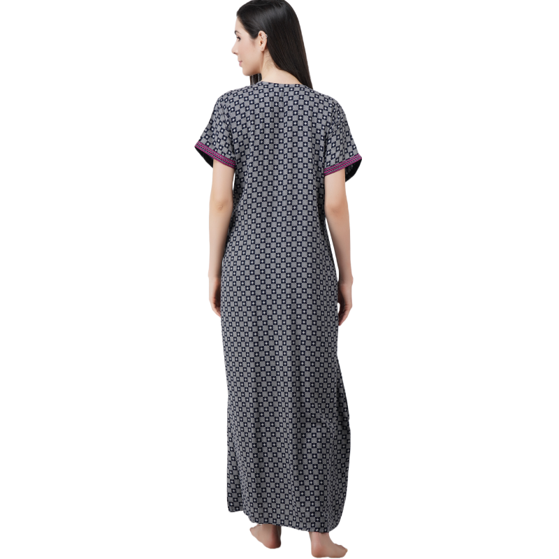 Embroidery Night Gown