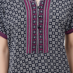 Embroidery Night Gown