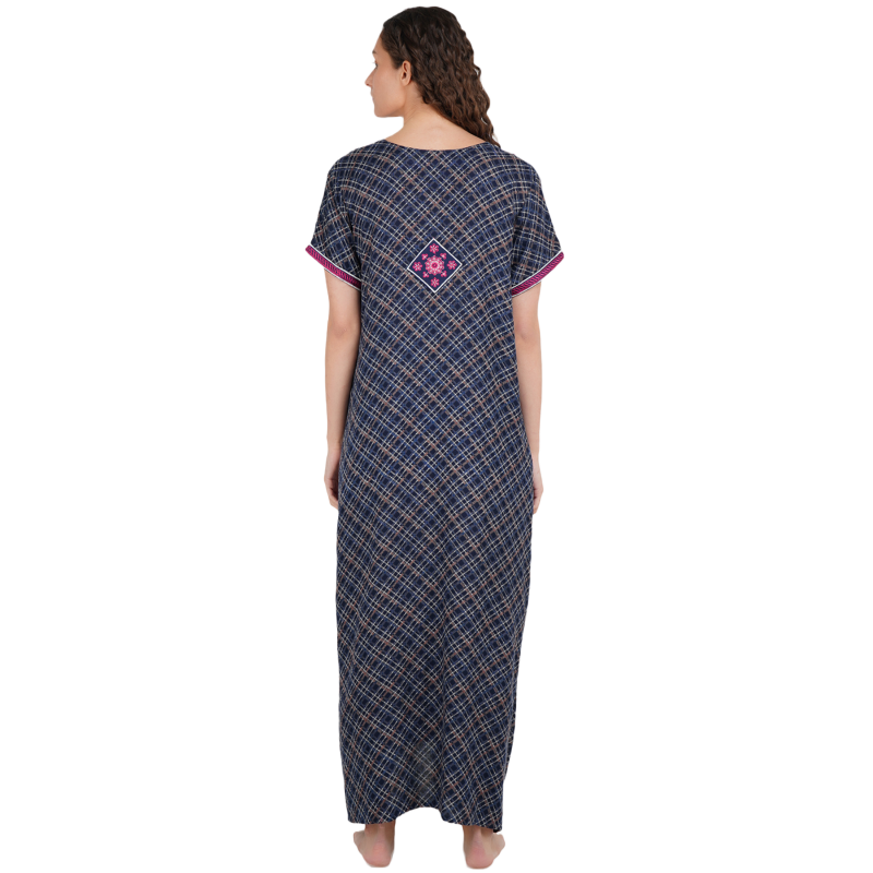 Embroidery Night Gown