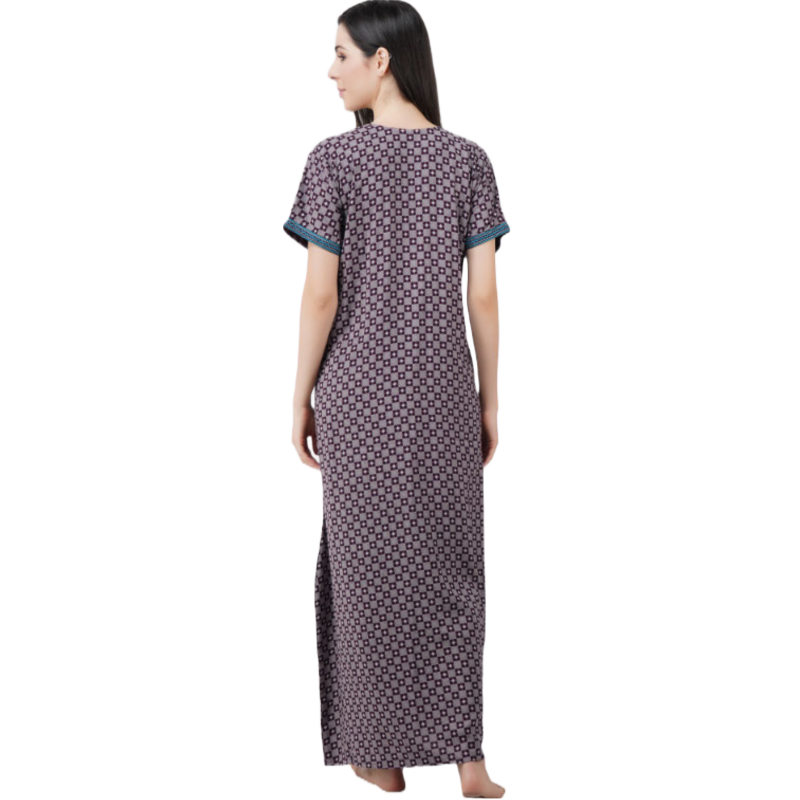 Embroidery Night Gown