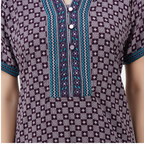 Embroidery Night Gown