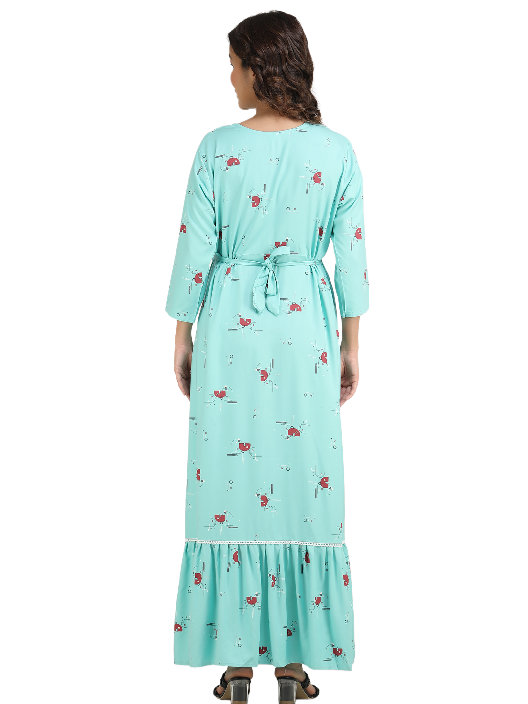 Maternity Dress with Smiley print