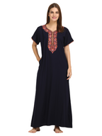 Multi Coloured Embroidered Nightgown