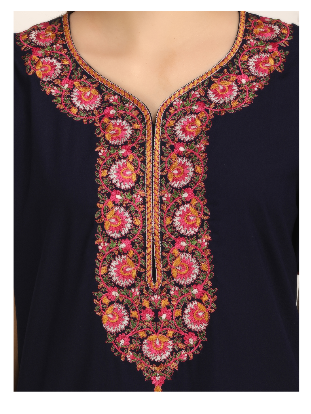 Multi Coloured Embroidered Nightgown
