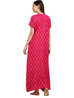 Alpine Floral Embroidery Nightgown