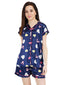 Cute Rabbit Heart Pattern Night suit